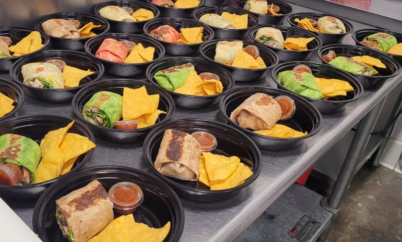 Catering spread