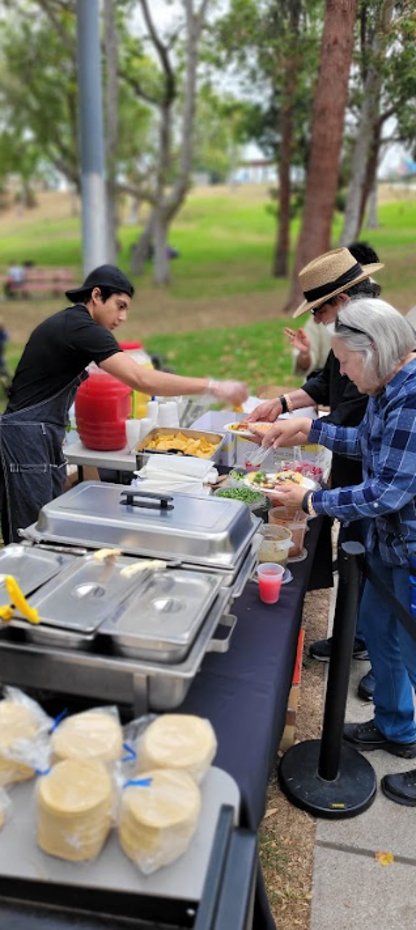 Catering food display
