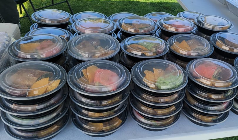 Catering setup