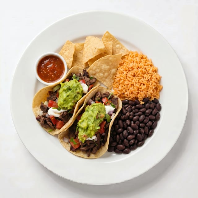 Cali-Style Taco Plate.
