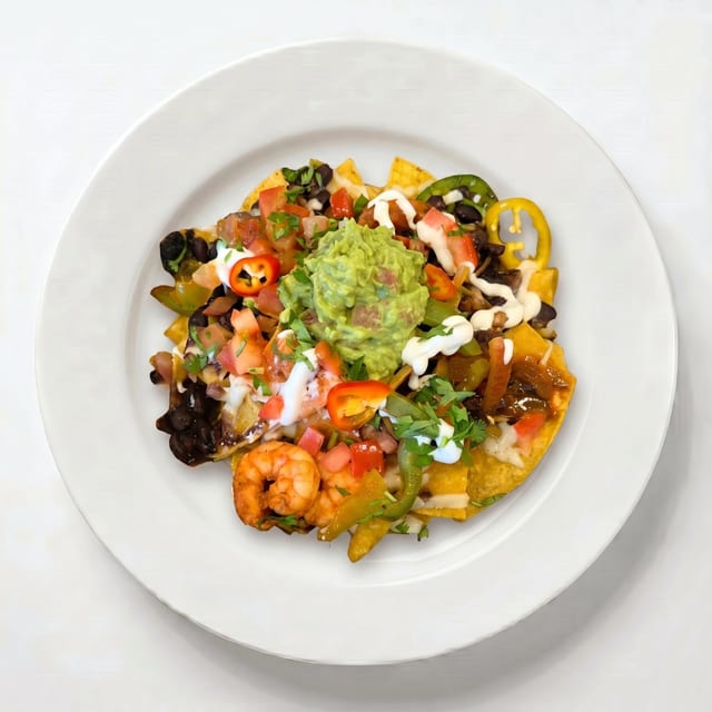 Seafood Nachos.
