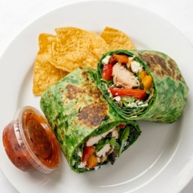Pollo Asado Verde Wrap.