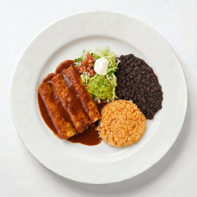 Enchilada Plate.