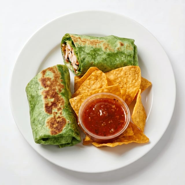 Rojo Buffalo Burrito.
